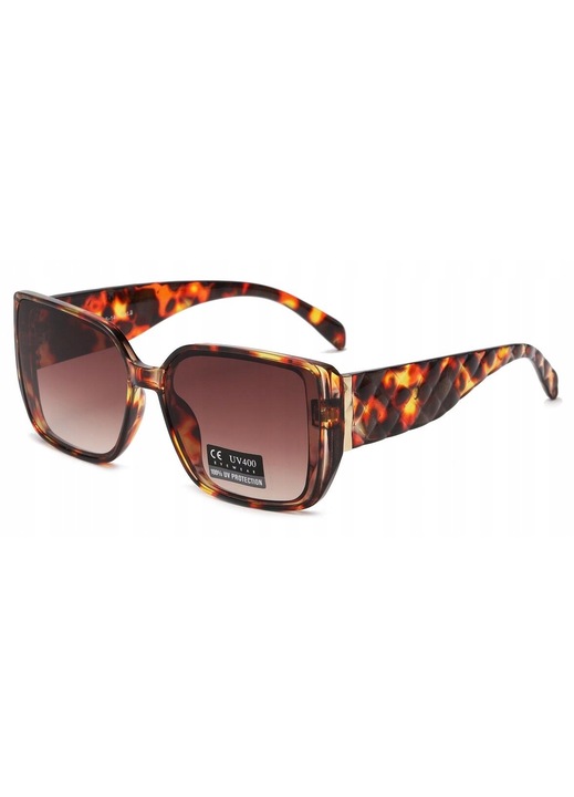 Дамски слънчеви очила, Stylion, UV400, квадратни, 59x17x140mm