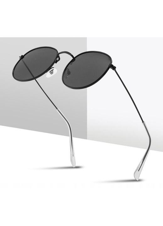 Ochelari de soare unisex, Stylion, UV400, negru, universal
