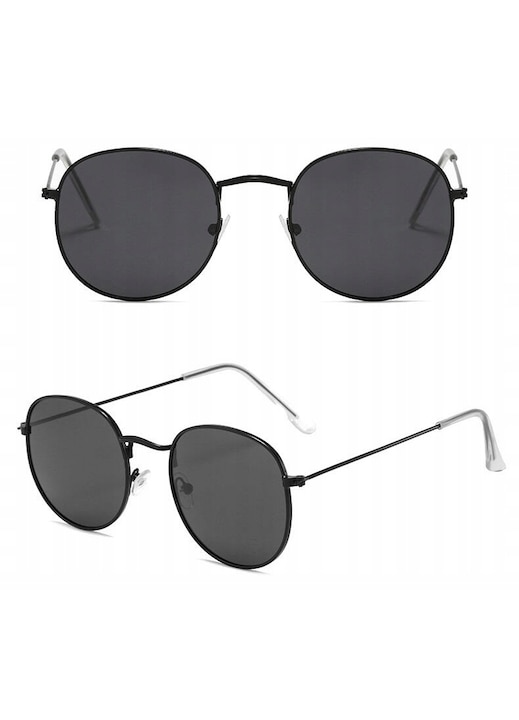 Ochelari de soare unisex, Stylion, UV400, negru, universal