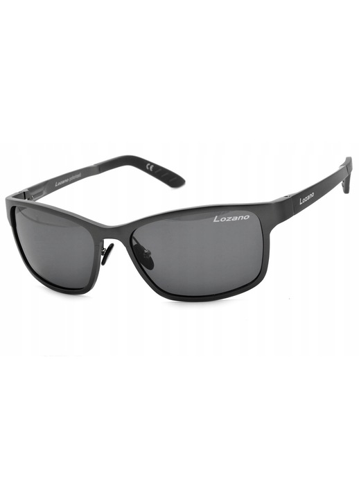 Ochelari de soare, Lozano LZ-331A, polarizati, rama aluminiu, UV400, grafit, universal