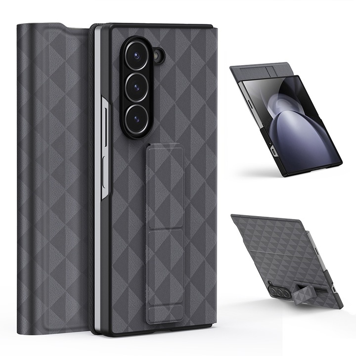 Husa pentru Xiaomi Mix Fold 4, E24, Piele ecologica, Grey