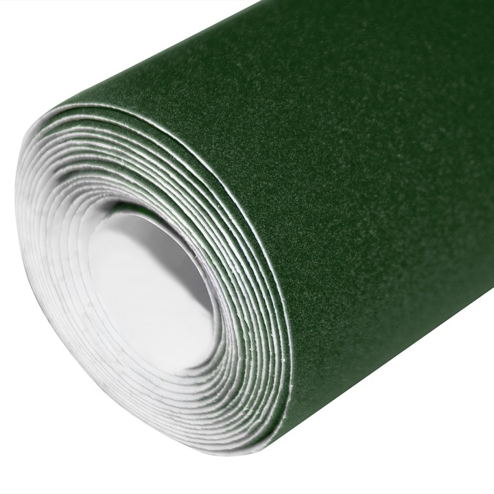 Tapet autoadeziv pentru usi, taiate la dimensiune, 45 x 100 cm, DecoMeister®, Model Velur Verde, A027-045-0100S