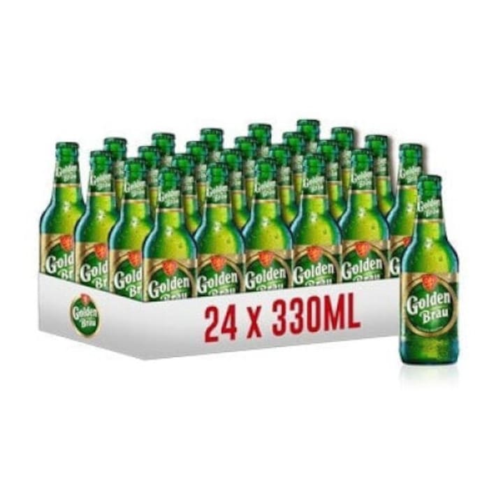 Bere blonda sticla, Golden Brau, 24 x 0.33 L