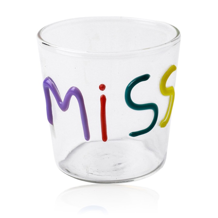 Ivó poharak – Mason Vintage poharak Átlátszó üvegpoharak koktélokhoz, vízhez, gyümölcsléhez – Ivópoharak sztereoszkópikus betűvel, 2. stílus