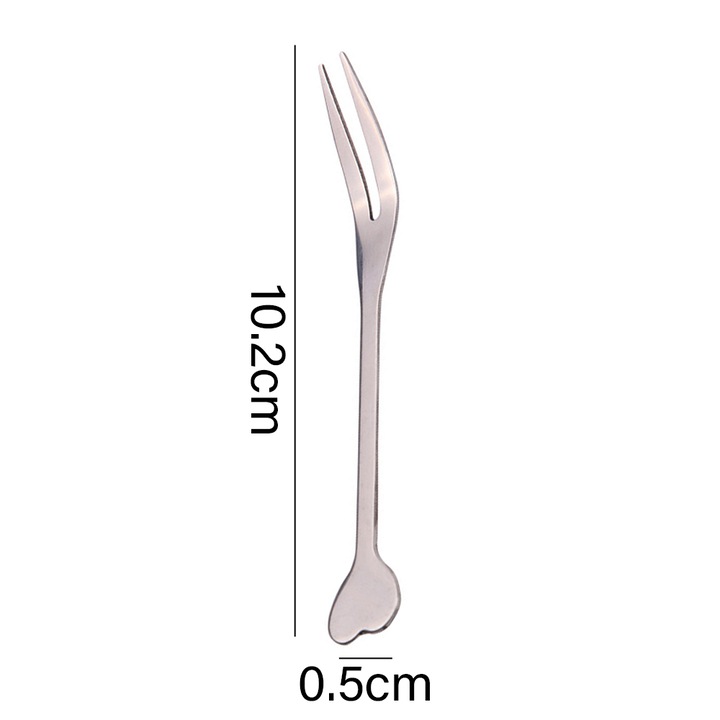 Koktélvilla készlet, mini, rozsdamentes acél, fényes, 12 cm