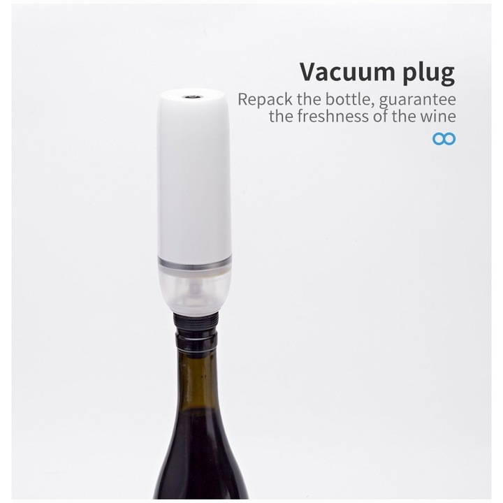 Aparat de vidat profesional, include 5 pungi, Metal, 5.4x16cm