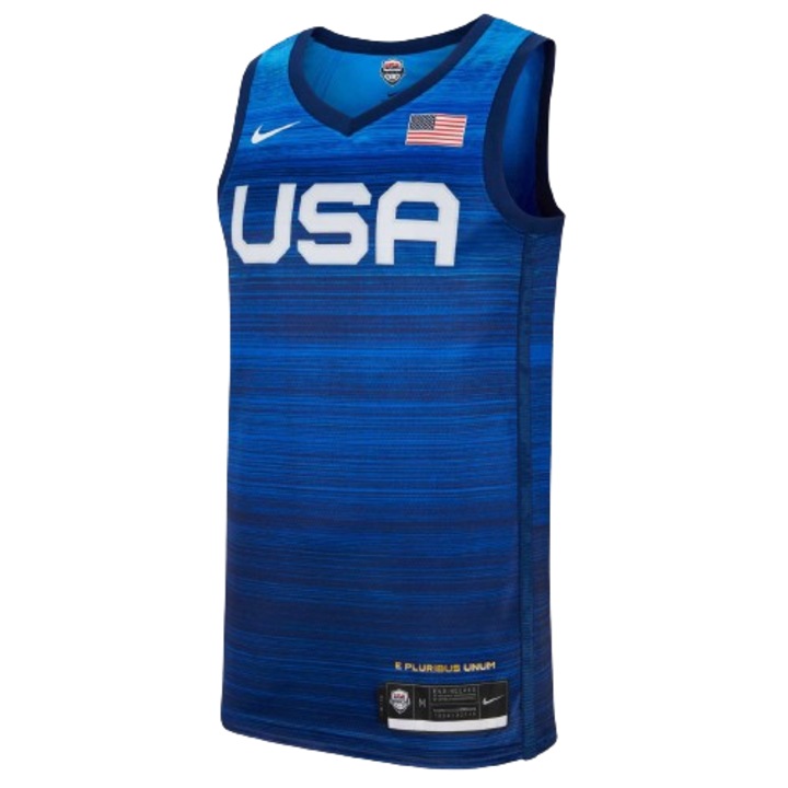 Maiou barbati, Nike, Poliester, Albastru, M