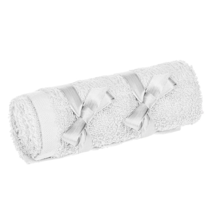 Кърпа за лице, памук, бяла, 50x70 см