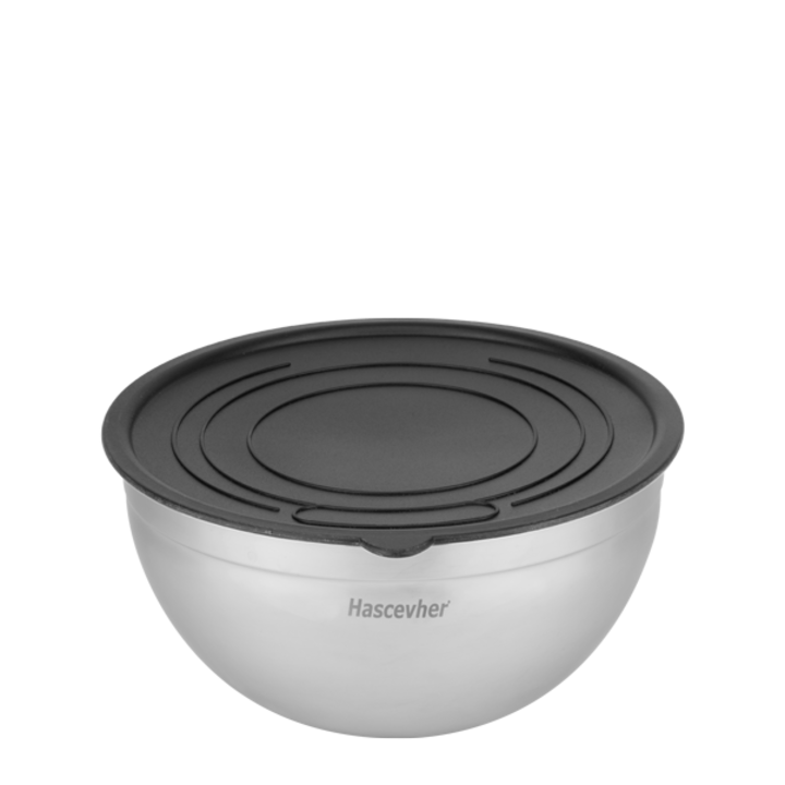Купа Haschever, за съхранение, с капак, Ø16cm, Инокс