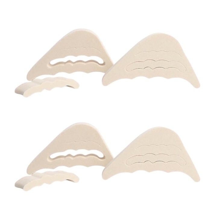 Set 2 insertii de spuma pentru picior, Serene Sense®, reglabile in functie de picior, pentru pantofi deschisi, kaki