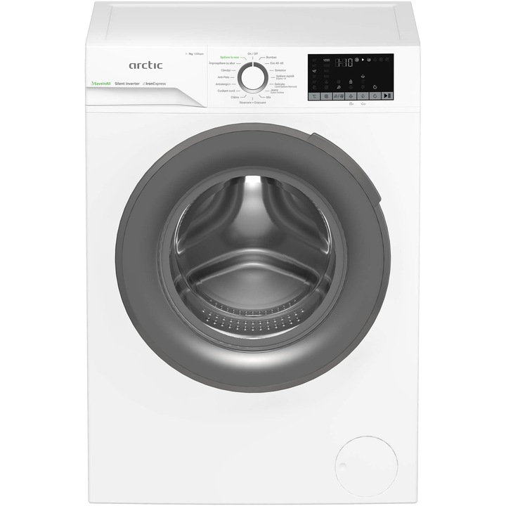 Пералня Arctic APLM2WFSU27211W, 7 кг, 1200 об/мин, Клас A, Motor Silent Inverter, ExtraSteam, Recycled Tub, Steam, Child Lock, Add-In, Бял
