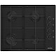 Plita incorporabila Arctic ARAGN64124SB, Gaz, 4 arzatoare cu eficienta ridicata, Aprindere electrica, Safety Plus, 60 cm, Negru