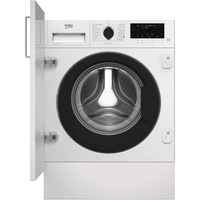Masina de spalat rufe incorporabila Beko BI5WBT671415W, 7 kg, 1400 rpm, SteamCure, Motor ProSmart Inverter, AddXtra, Hygiene+Steam, Silent Tech,SteamCure, Recycled Tub, Homewhiz through WiFi, Clasa A, Display LED, Alb
