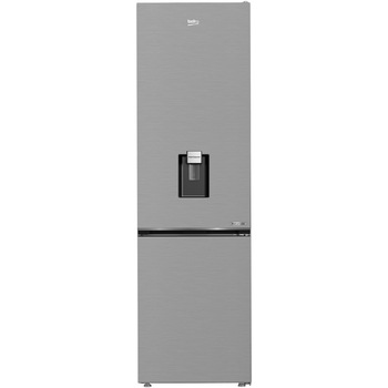 Combina frigorifica Beko B5RCNA406DHXB1, 355 l, No Frost, Clasa C, AeroFlow, HarvestFresh, Dispenser apa, MaxStore, H 203,5 cm, Inox