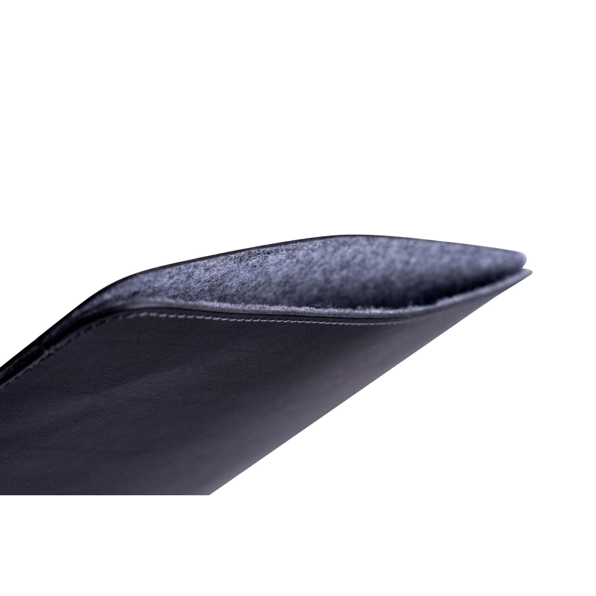 Geanta Premium din Piele Naturala Neagra dedicat MacBook Air 13.3 M2