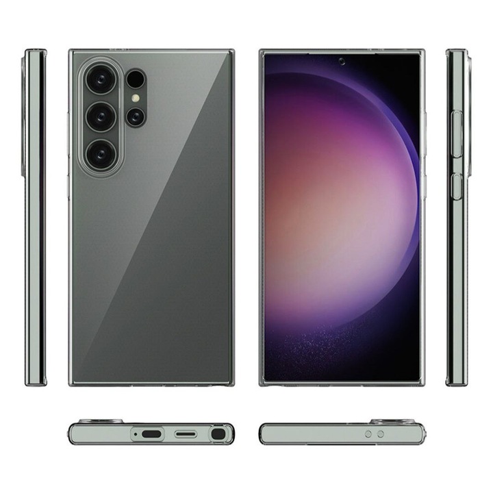 Vékony szilikon tok, Planet Tech kompatibilis a Samsung Galaxy A15 4G / A15 5G telefonnal, átlátszó