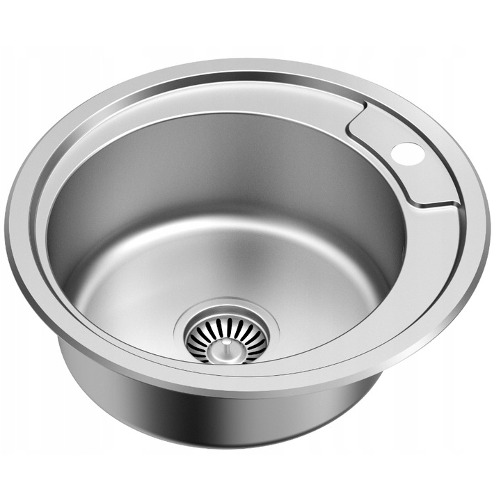 Chiuveta Quadron HUGO 210 Otel Lenjerie Argintie 49x49 cm