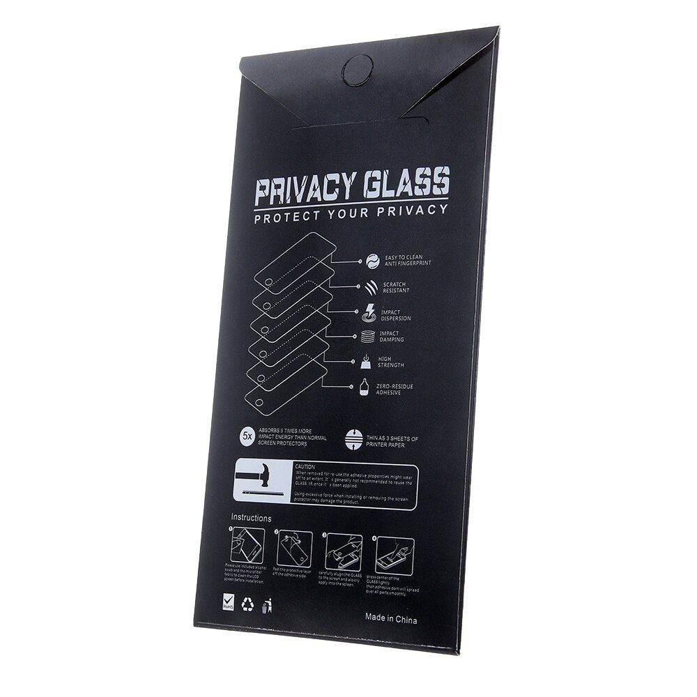 Folie protectie, Ta Tech Armor, Sticla securizata, Privacy, Compatibila cu Samsung Galaxy A52/s 5G, Negru