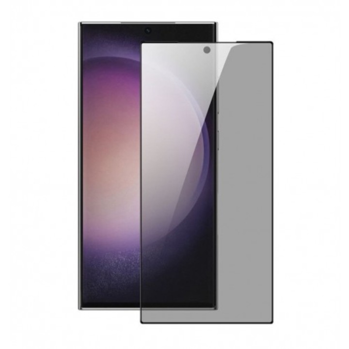 Стъклен протектор Privacy Planet Tech за Samsung S24 FE, 5D Full Glue