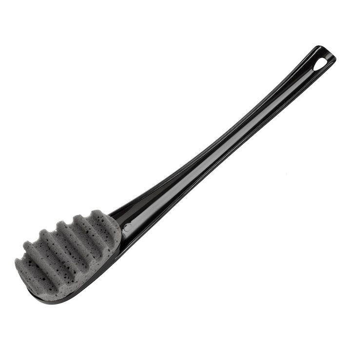 Fürdőszivacs fekete nyéllel 45cm