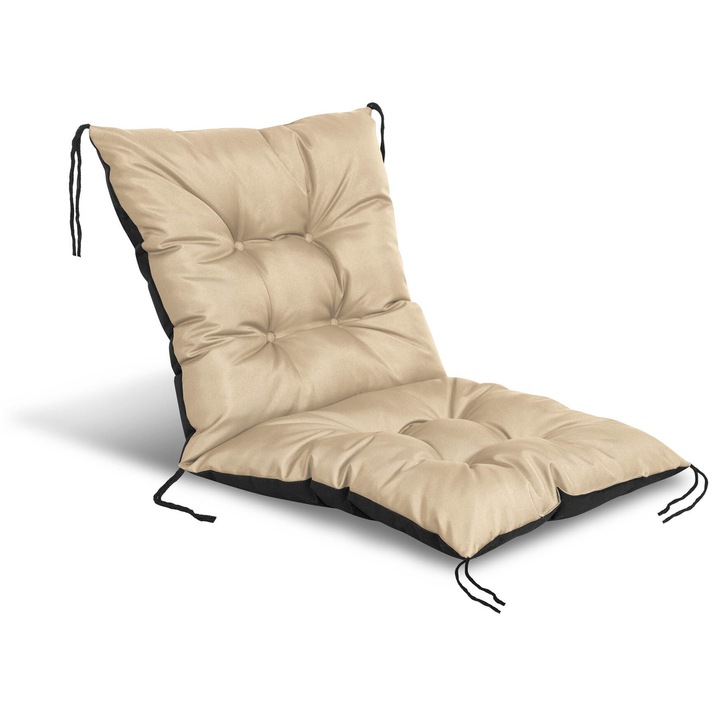 Perna Pentru Scaun Gradina, Edanti, Impermeabil, 50X50X50 Cm, Poliester, Bej