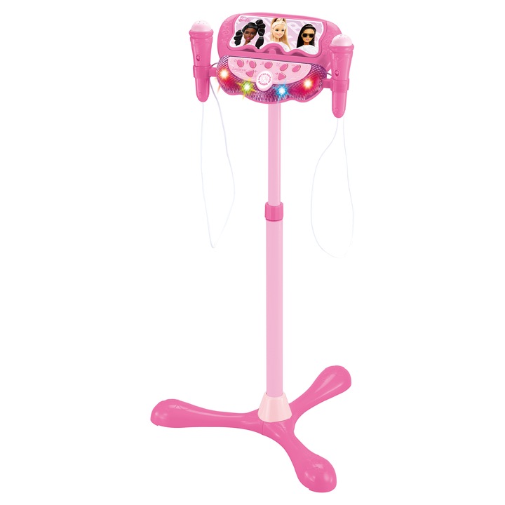 Lexibook állvány hangszóróval és 2 mikrofonnal, Barbie