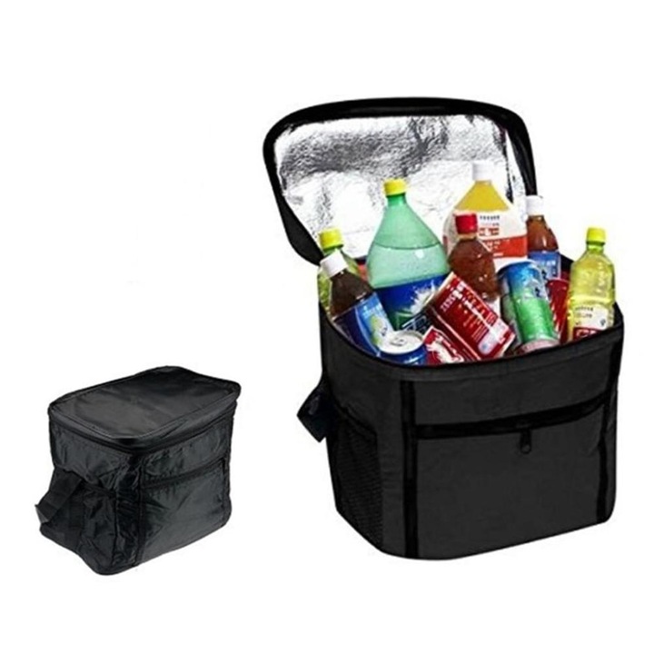 Термоизолирана чанта Enforose, сгъваем дизайн, 8L, 27x17x24см, материал Оксфорд, универсална употреба