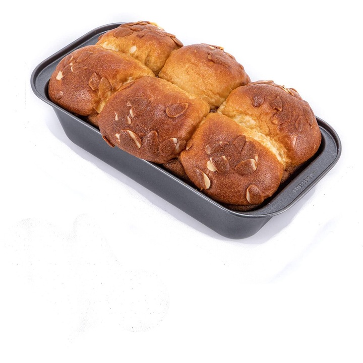 Kenyérforma, szénszálas, tapadásmentes, fogantyúval, 0,5 mm, sütéshez