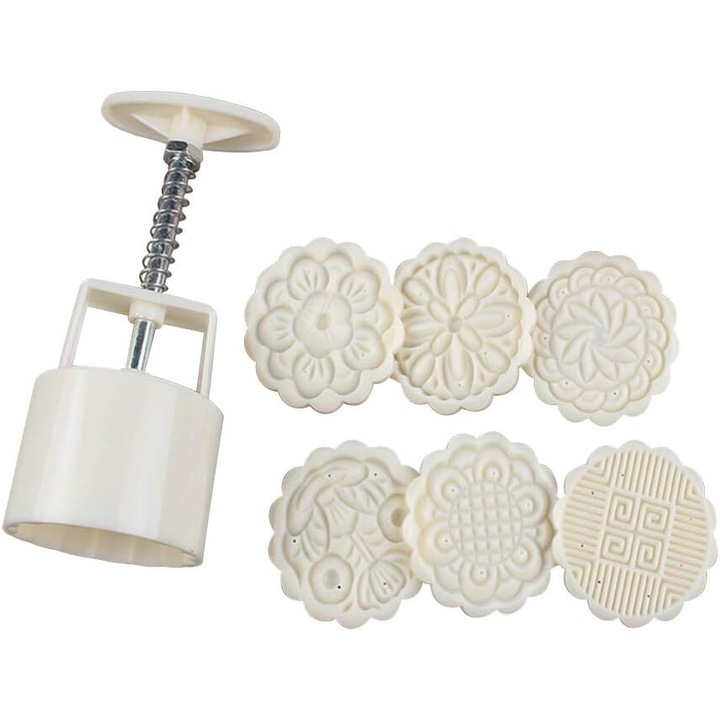 Set forme prajituri, Cozevdnt, 1 presa, 6 modele, multicolor, 75g