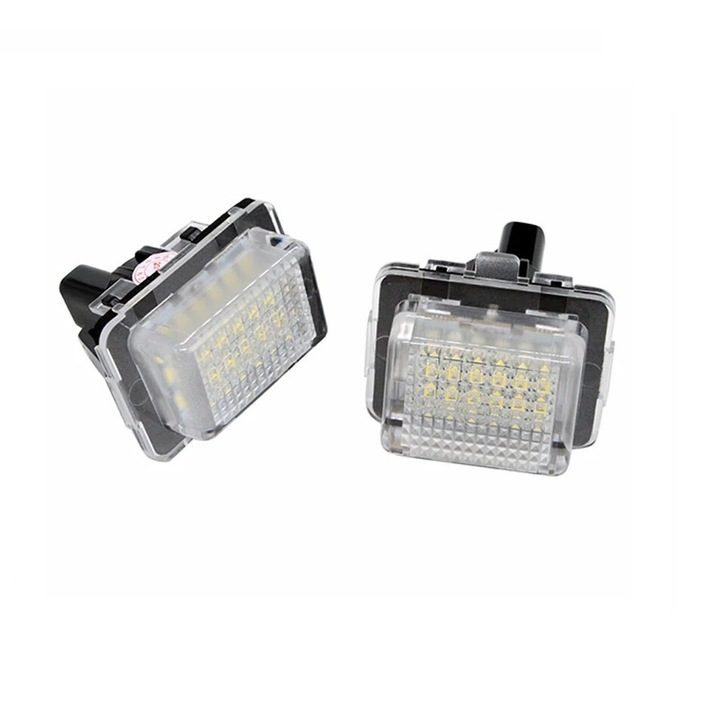 2 db LED számlámpa készlet Mercedes-Benz C, CLA, CLS, E ML, W204, W205, W212, W218 modellekhez