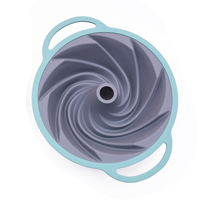 Szilikon tepsi, kék és rózsaszín, 30,5x24,5x7,2 cm, 1 db-os készlet.