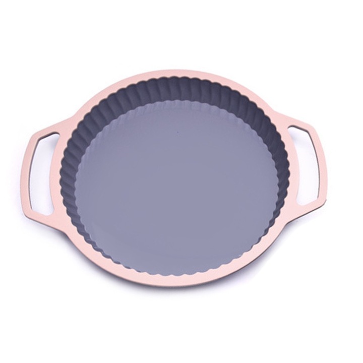 Sütőtepsi süteményekhez, szilikon, tapadásmentes, masszív fogantyúval, 30x25cm