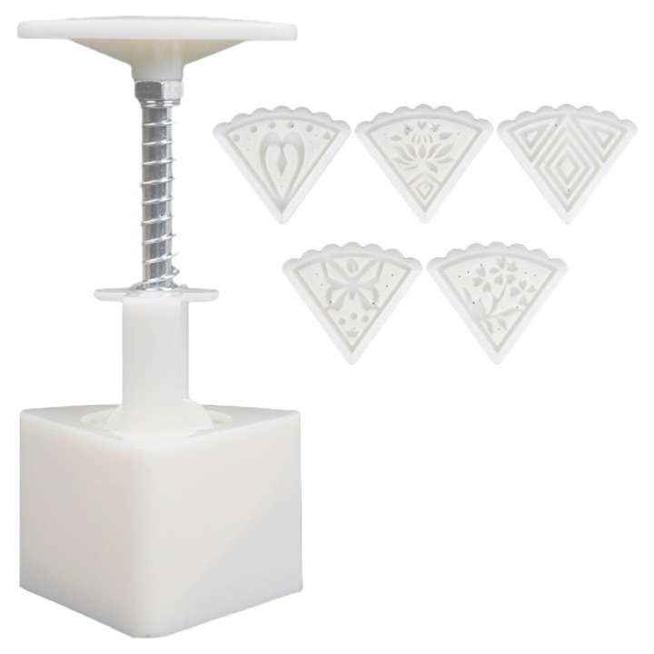 Set forme prajituri, 3 dimensiuni, multicolor, 12x12x4cm