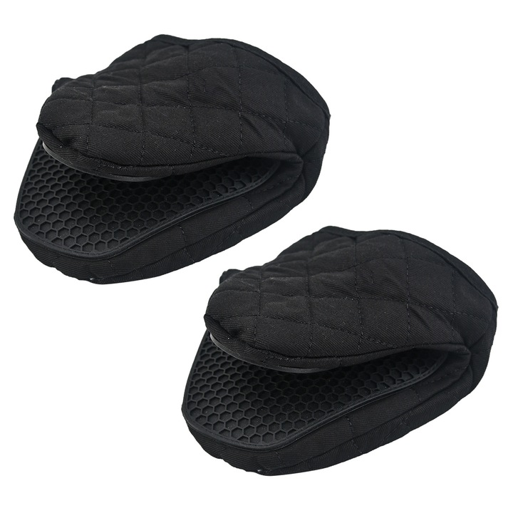 Rövid, hőálló, neoprén, tapadásmentes sütőkesztyű, 1 pár darabos készlet