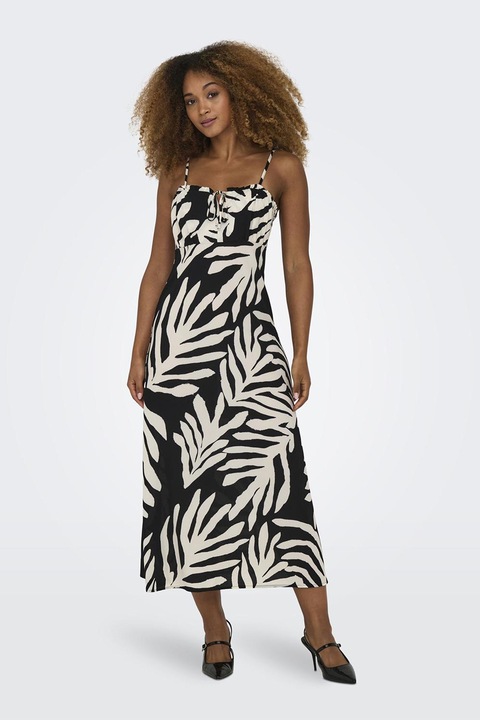 Only, Alexa mintás ruha, Fehér/Fekete