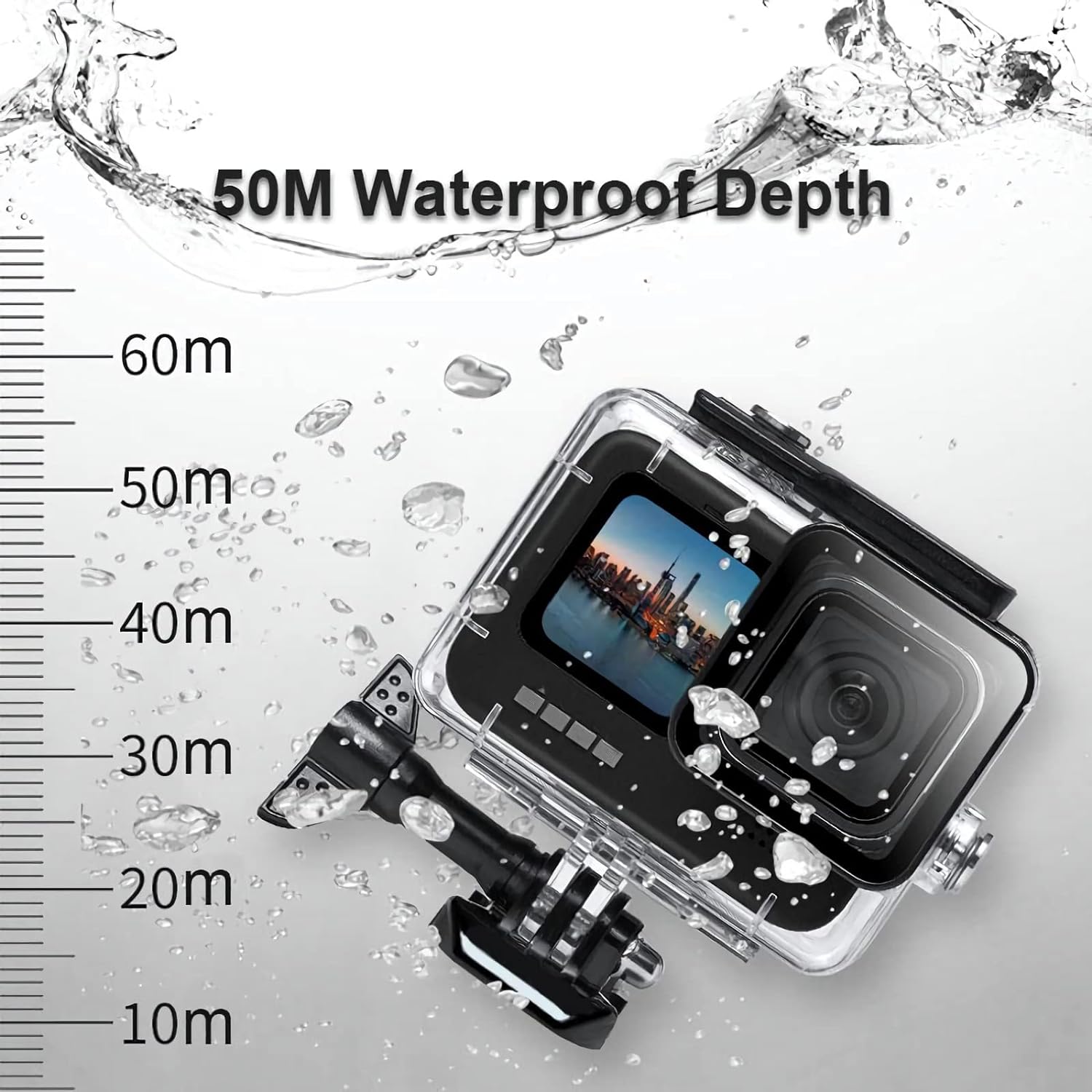 Set accesorii compatibil GoPro Hero 12/11/10/9, Gkllonve, 55 piese