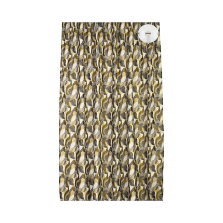Draperie Cu Inele Salamanca Galben Mustar 135x260 Cm
