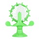 Jucarie interactiva pentru pisici, AMRNUGL, plastic, pentru recompense, rotativa, verde, 13.2x7.4x16.3cm