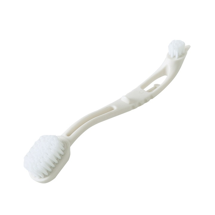Perie profesionala pentru incaltaminte Herusi, maner ergonomic, peri moi, 25x5cm