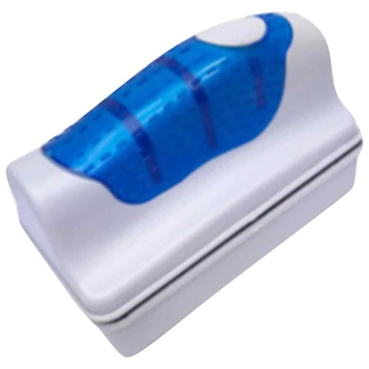 Perie magnetica pentru acvariu Herusi, curatare flotanta, albastru, 107x58x70cm