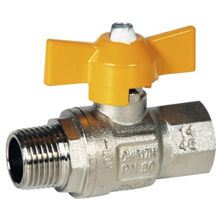 Robinet De Gaz Cu Fluture Itap, Filet Interior-exterior 1”