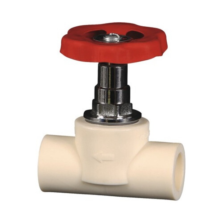 Robinet De Trecere Pentru Apa 32 Mm Ppr Alb