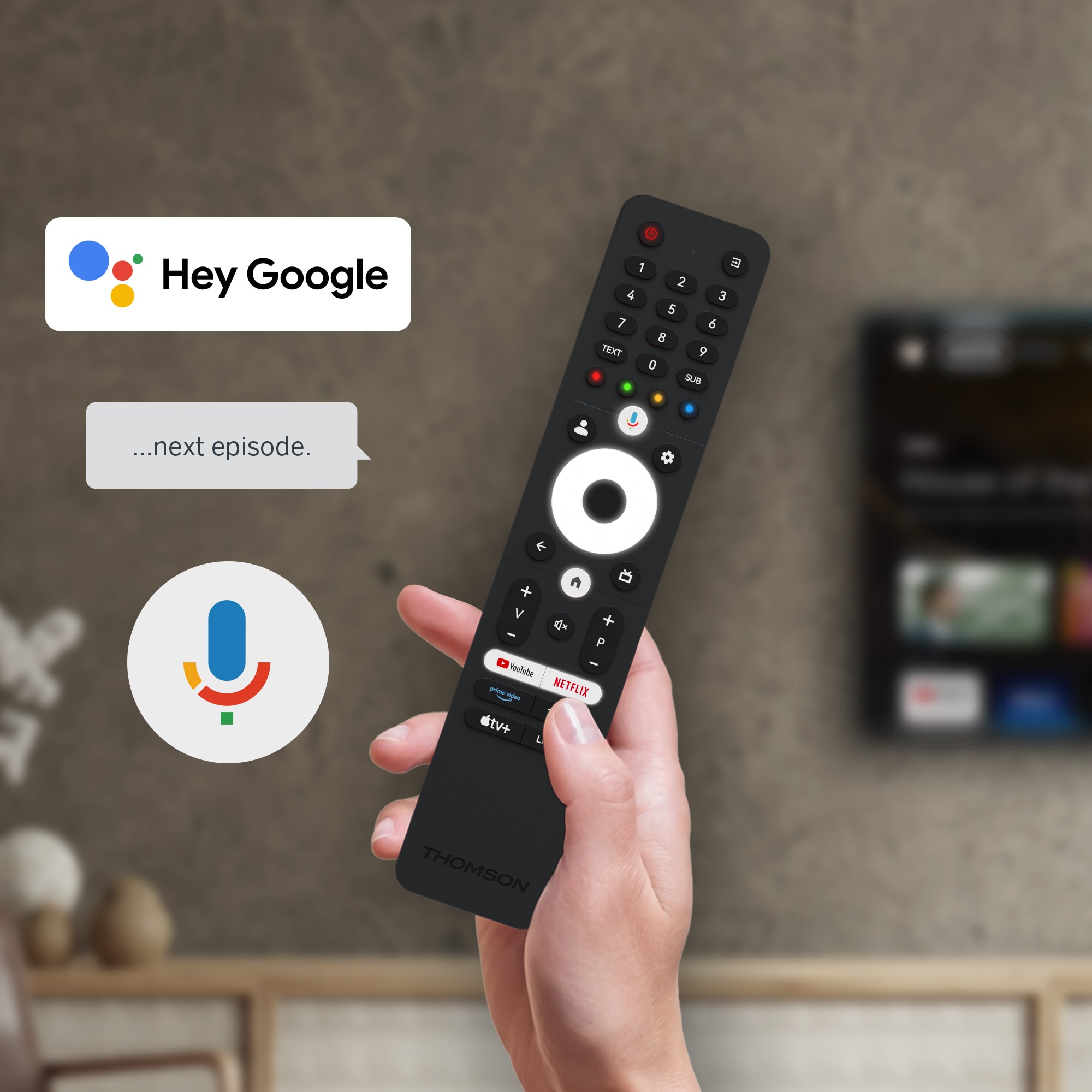Televizor Thomson 75UG5C14 189 cm, 4K, Televizor Google Smart UHD