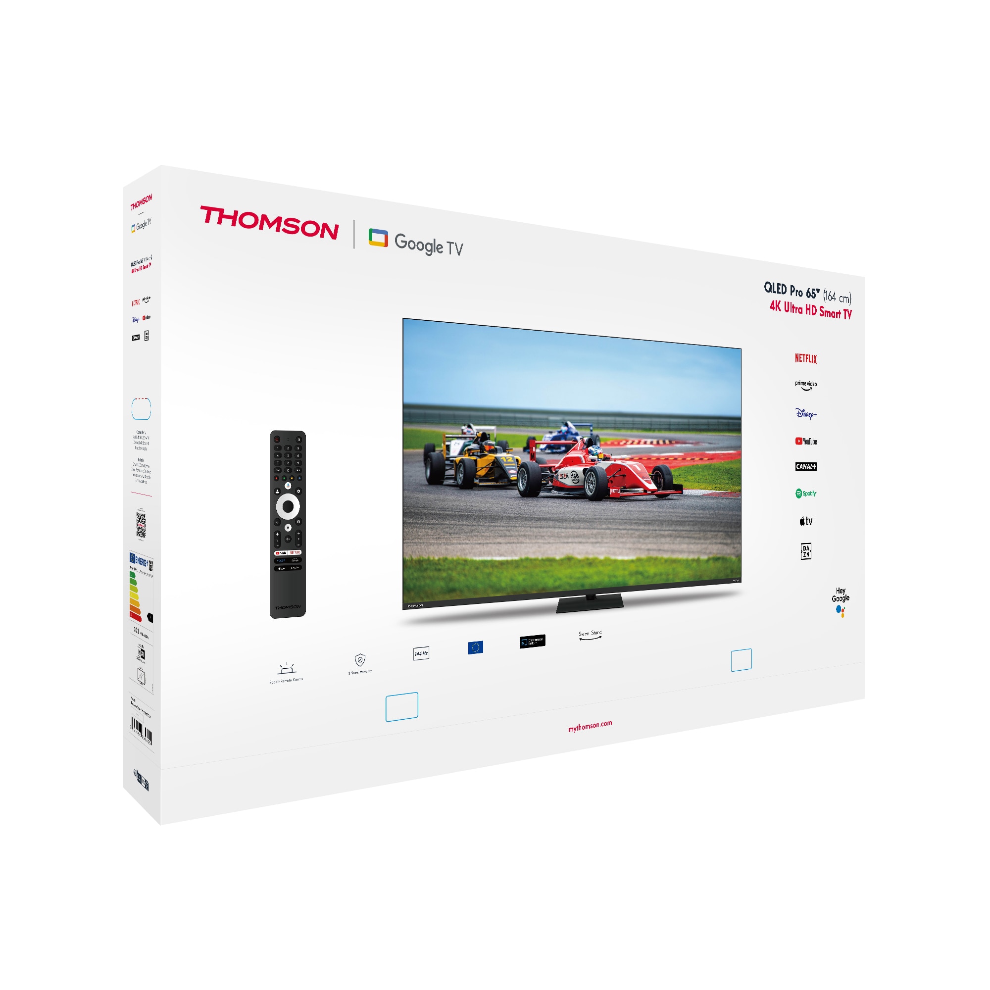 Televizor Thomson 65QG7C14 164 cm, 4K, Smart QLED Pro Google 144Hz