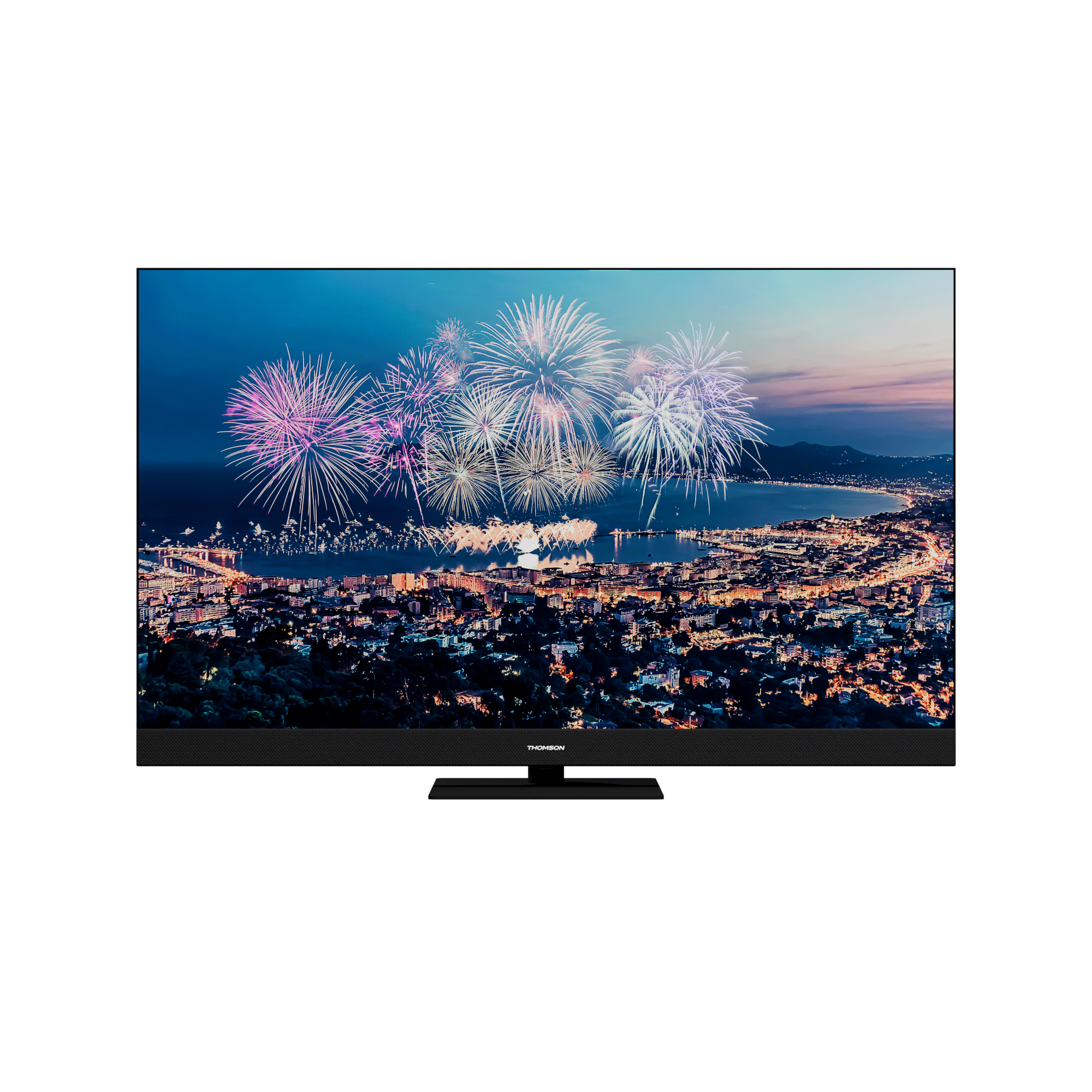Televizor Google Thomson 55QG6C14 139 cm, 4K, Smart QLED Plus cu difuzor frontal