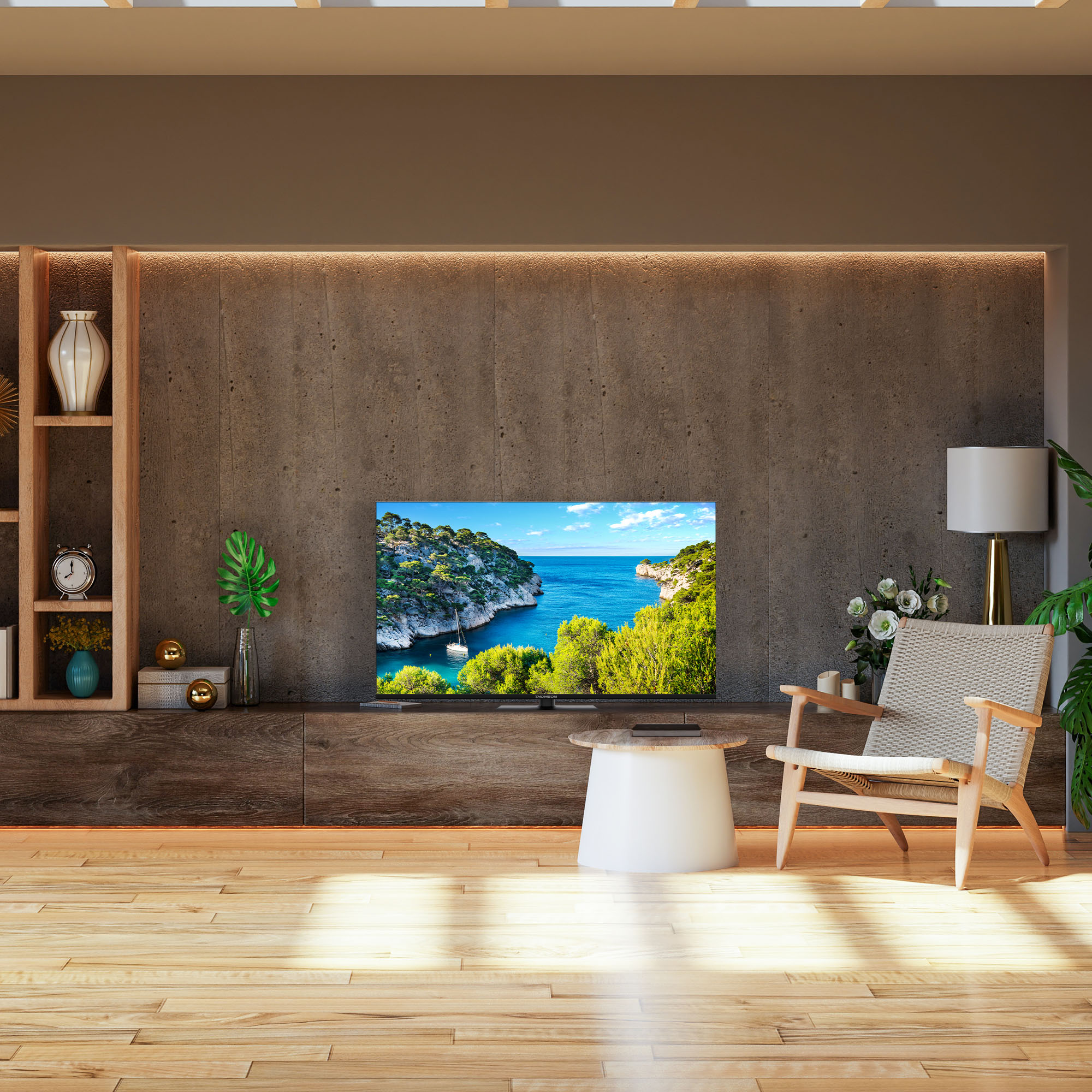 Televizor Thomson 75UG5C14 189 cm, 4K, Televizor Google Smart UHD