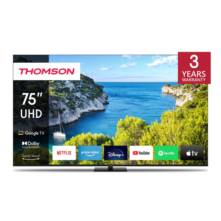 Телевизор Thomson 75UG5C14 189 cm, 4K, Smart UHD Google