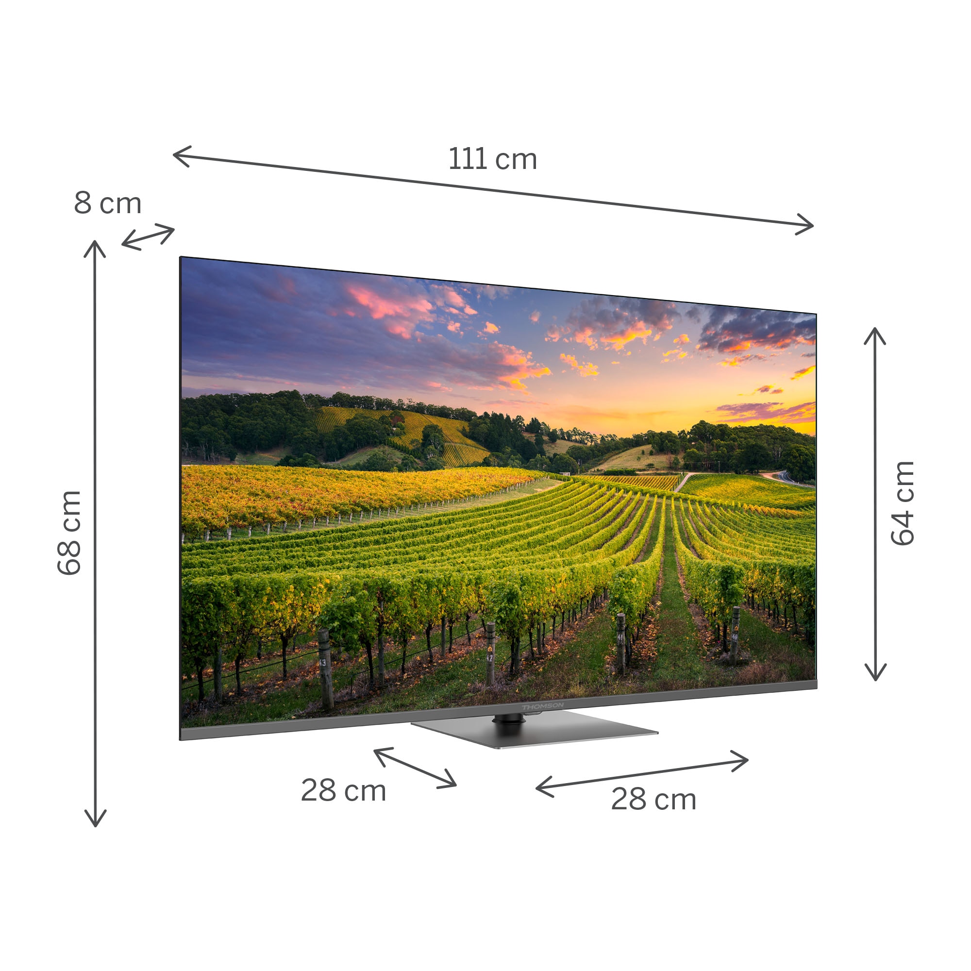 Televizor Google Thomson 50QG5C14 126 cm, 4K, QLED inteligent