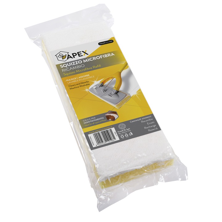 Apex Squizzo tartalék padlómosó, Mikroszálas, 28cm