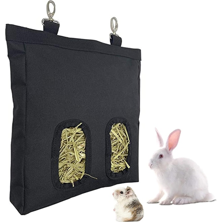 Sac de hranire suspendat pentru iepuri, BGHYHYHI, material rezistent la apa, dimensiune M, pentru animale mici